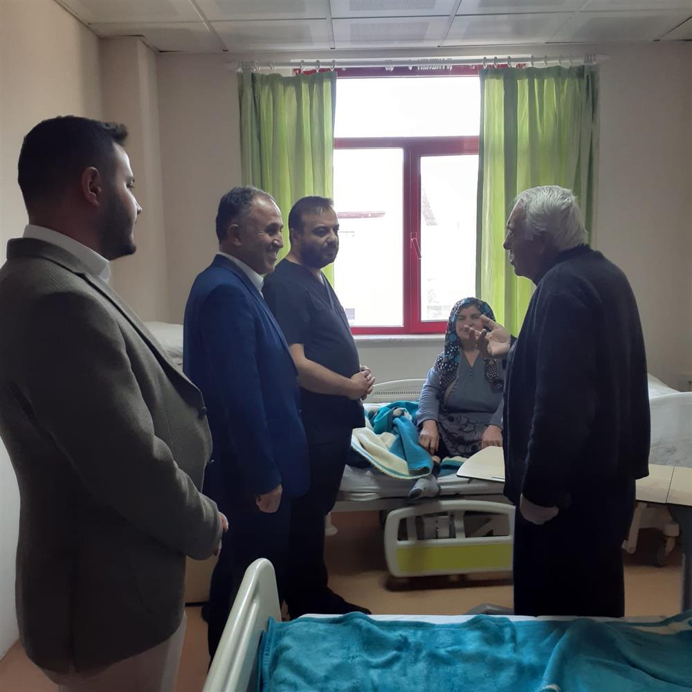 Hastane Yönetiminden hasta ve yakınlarına ziyaret